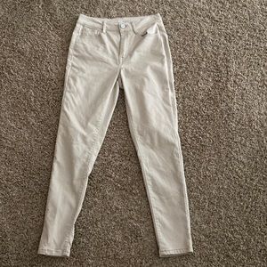 khaki jeggings but look like jeans